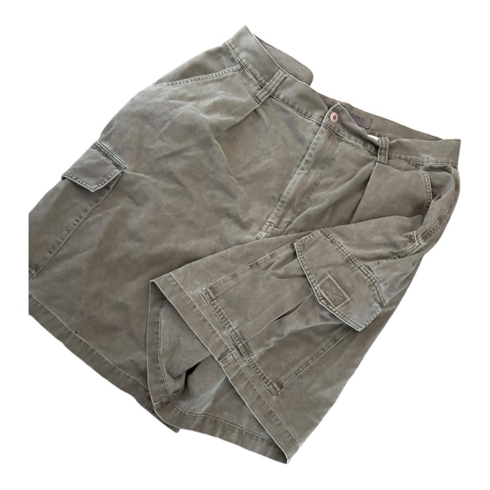 Abercrombie & Fitch Co. Y2K Cargo Shorts Vintage Hong Kong Baggy Size 38 - Picture 9 of 10